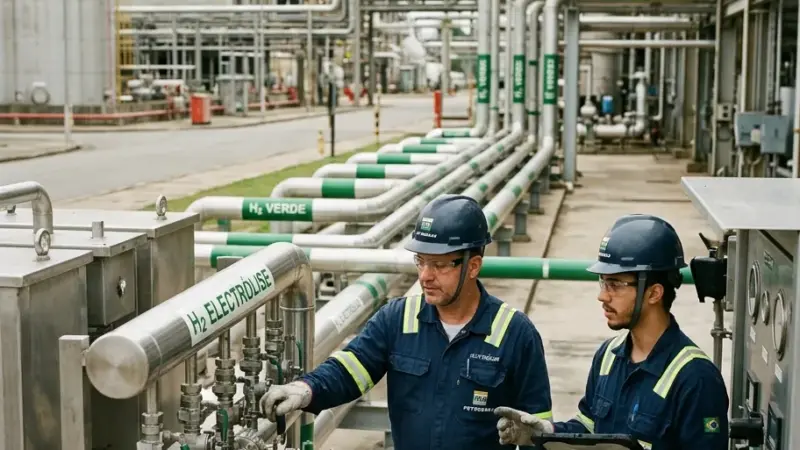 A Petrobrazi hanno installato l'elettrolisi