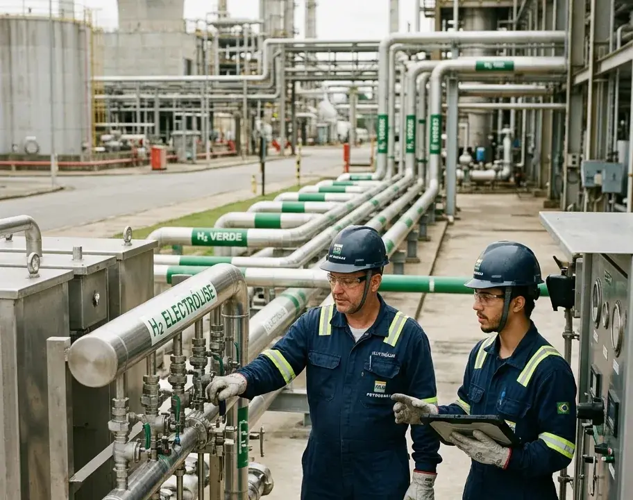 A Petrobrazi hanno installato l'elettrolisi