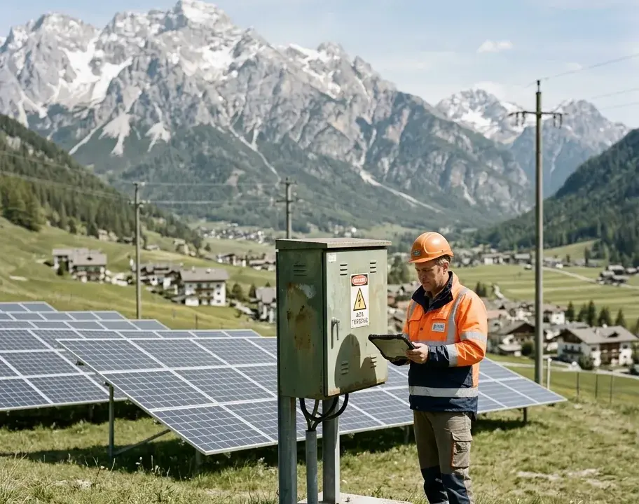 Il sole alpino sta saturando i trasformatori