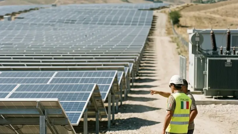 L'Italia ha inaugurato il più grande impianto fotovoltaico