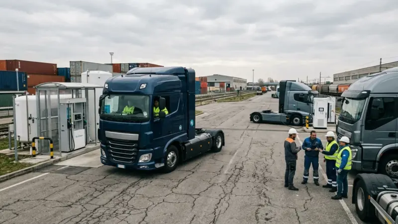 Otto aziende hanno promesso più camion a idrogeno